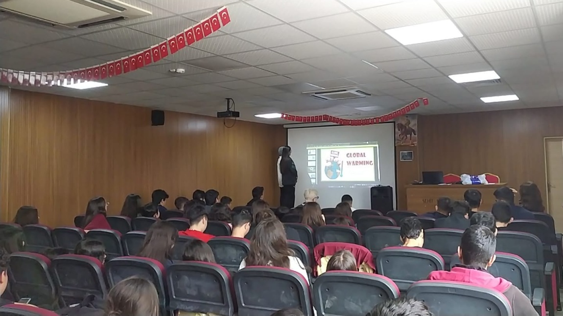 Green Green e-Twinning Projesi, Küresel Isınma, Nedenleri ve Çözümleri Sunumu Yapıldı.